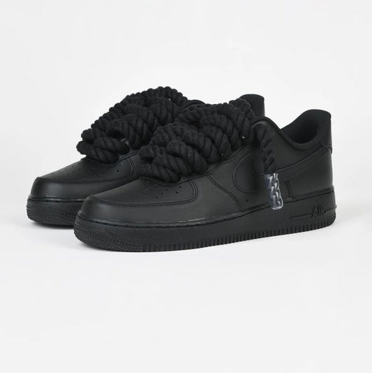 Nike Air Force 1 "Rope Laces" Black