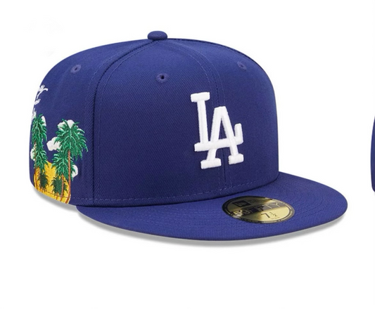 Los Angeles Dodgers Cloud Icon Fitted Cap