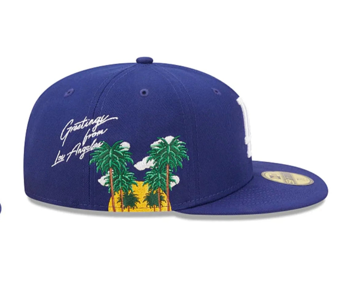 Los Angeles Dodgers Cloud Icon Fitted Cap